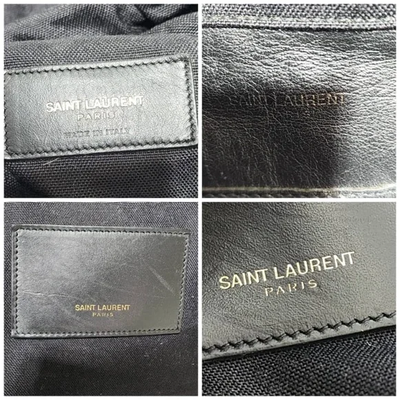Authentic Saint Laurent Hunting Backpack Black - Picture 8 of 12